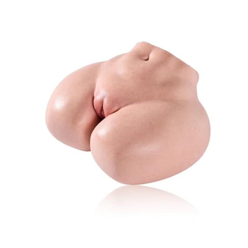 10.58LB Mini Luna Sex Doll for Men, Soft Silicone Male Masturbator, Realistic Buttock Pocket Pussy, Adult Toy for Men, Sex Doll Torso, Easy Clean, Discreet