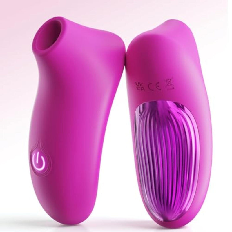 Clitoral Sucking Vibrator for Women & Couples, Clit Sucker Vibrators with 10 Air-Pulse Suction & Vibration Modes, Waterproof Rose Sex Toy Clitoris Nipple Oral Stimulator Adult Sex Toys & Games