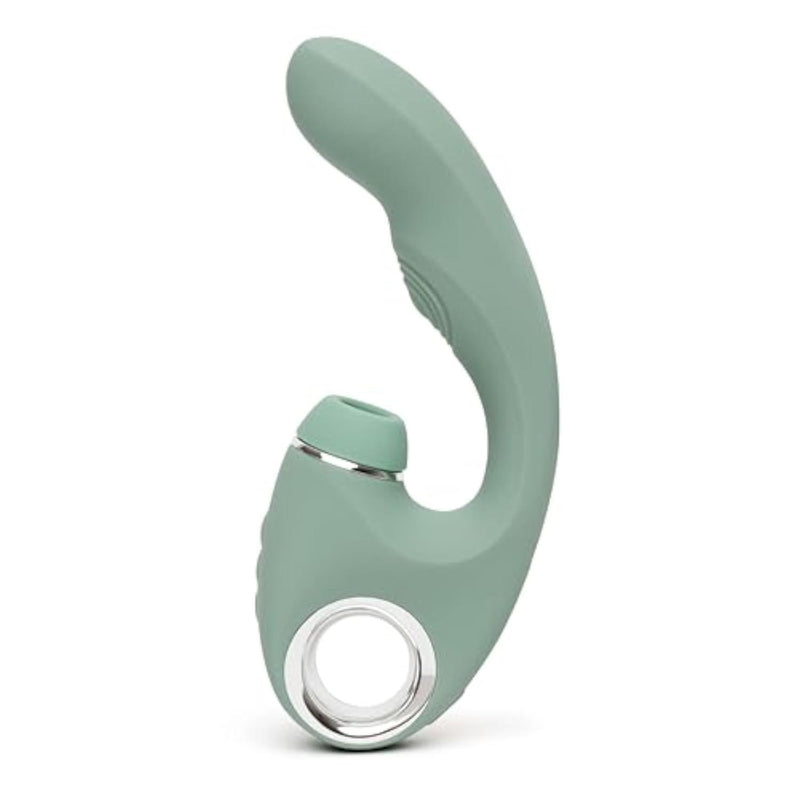 Pulsing G Spot Vibrator and Clit Sucker Stimulator for Women