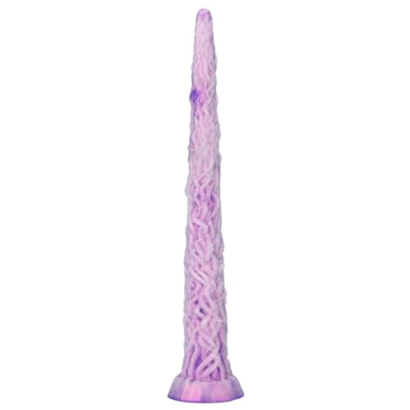 16.1 in Long Tentacle Dildo-Large Butt Plug-Suction Cup-Monster Tentacle Anal Sex Toys-Fantasy Silicone Anal Dildo for Women Men Couples-Prostate Dildo&Gay Sex Toys-HJ-FC018-P