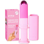 Pixie Menstrual Disc Applicator for Feminine Care - Inserts Like A Tampon - Every Woman Can Now Use Period Discs - Perfect for Long Nails - Self Sanitizer TPE Properties (Disc Applicator)