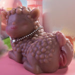 Realistic Sex Doll Torso for Men - Sheep Animal Male Masturbator with Tight Vaginal, Deep Anal, Full Size Cute Lamby Sex Toy Pocket Pussy Male Stroker Adult Toy for Men Women Sex Pleasure Black 4.6 lb