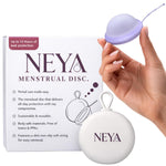 Reusable Menstrual Disc with Easy-Removal String – Comfortable Period Disc Alternative to Tampons & Cups, Leak-Resistant, Long-Lasting Protection (Small)