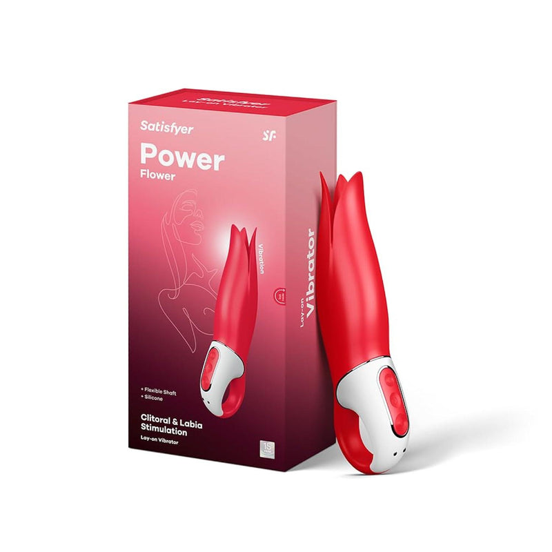 Power Flower Vibrator Sex Toy | Adult Toys for Women | Lay-on Vibrator with Fluttering Tips | Vibrating Sexual Pleasure Device | Stimulation Vibrators | Female Wellness Tools | Woman Sextoy