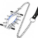 Metal Clit Vaginal Clamps Pussy Spreader for Intimate BDSM Play Kink Toys
