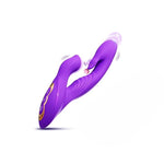 G Spot Tongue Vibrator,Rabbit Sex Toys for Licking Clitoris Stimulation with 10 Tongue Licking & Flapping Vibrating Mode, Rechargeable Waterproof Thrusting Dildo Adult Sex Toys for Women Couple Fun