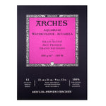 Watercolor Pad 9x12 Inches 140lb/300gsm Hot Press, White