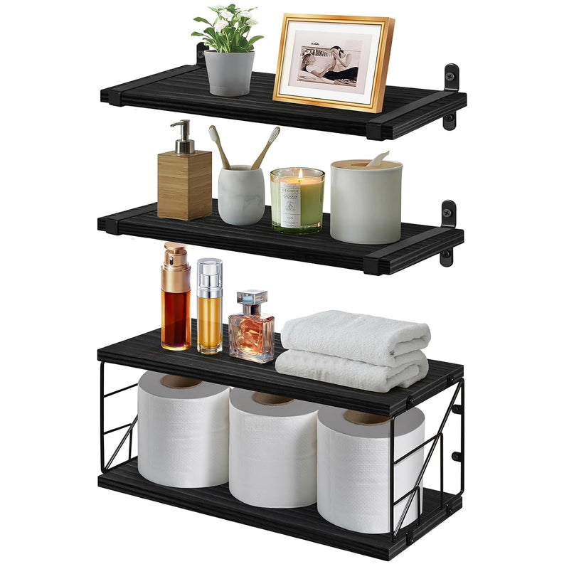 Bathroom Shelves Over Toilet Floating Shelves For Wall Rustic With Toilet Pape