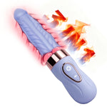 Sex Machine Wriggling Dildo Vibrator Adult Sex Toys, 7 Wriggling Modes & 9 Vibrating Clitoral Nipple Massagers, Soft Silicone Dildo G Spot Stimulator Pleasure Tools For Female Couples Games