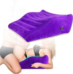 Curved Inflatable Sex Pillow – Velvet Position Cushion for Enhanced Intimacy