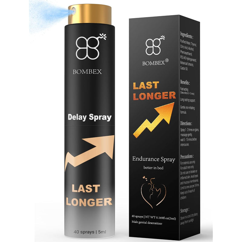 Delay Sprayer For Long Last Men, Personal Care Formula For Extended Moments, Duration Delay Spray For Couples, Travel Size 5Ml With 40 Applications, Retardante Para Caballeros