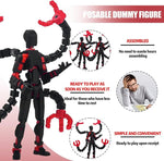 5.5-Inch 3D-Printed Poseable Robot Figure Based on DUMMY 13