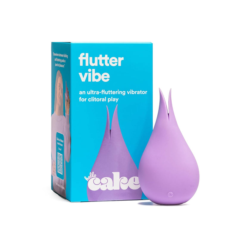 Hello Flutter Vibrator - Clitoral Stimulator - Clit Licking Sex Toy - Tongue-Like Feel - Premium Body-Safe Silicone - 10 Different Modes - Water-Resistant & Rechargeable