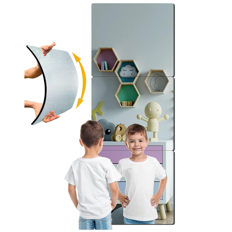 Nc Plexiglass Acrylic Soft Mirror Non-Glass Shatterproof Mirror Full Length Mi