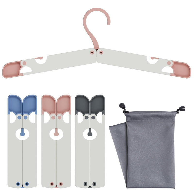 Travel Hangers, Foldable Hangers, Folding Hangers - Durable, Lightweight And Por