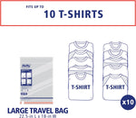 Shrink-Pak Large Travel Bags - Airtight Storage Bags for Maximum Space Saving, Travel Essentials, Ideal for Travel and Packing, Durable, Reliable Compression Bags with Sealed Protection