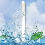 Crystal Glass Pleasure Wand Dildo Penis, Glass Anal Butt Plug Sex Toys Transparent Smooth Anal Plug Glass Double Ended Dildo G-Spot Stimulation Adult Sex Game Toy For Men Women Couple (2.0Cm)