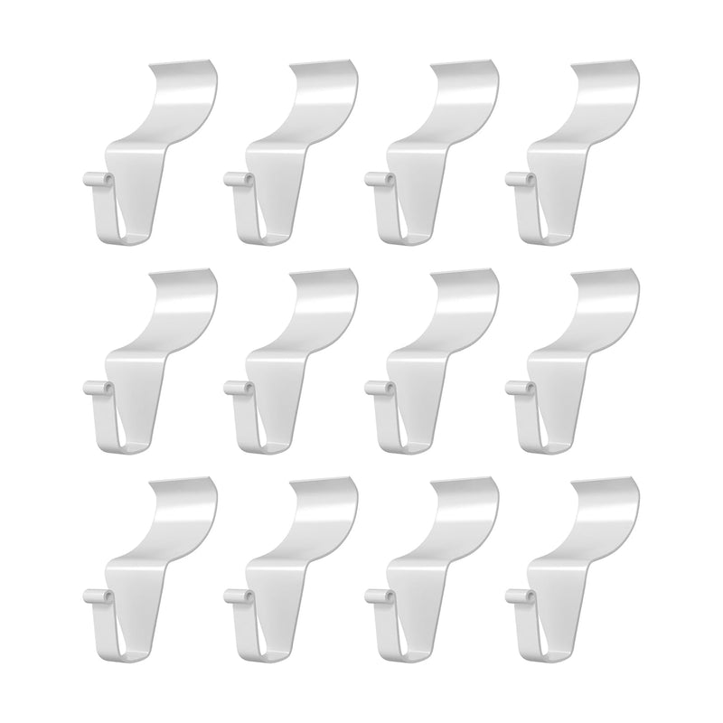 Vinyl Siding Hooks For Hanging (12 Pack), No Nails & Screws Needed Siding Hooks