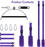 2-in-1 Sex Swing with Adjustable Straps – Door & Ceiling Love Sling, Supports 650 lbs