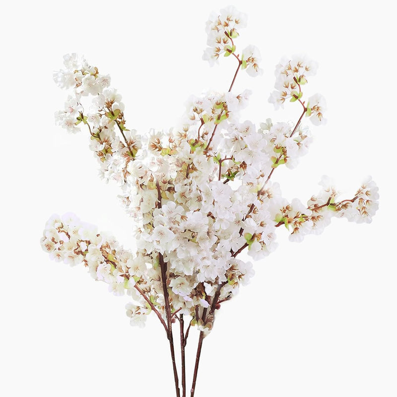 39 Inch Artificial Cherry Blossom Branches Flowers Stems Silk Tall Fake Flower