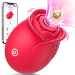 Rose Toy Adult Sex Toys - Rose Vibrator Sex Toys For Women With 9 Sucking & Vibrating Modes, G Spot Vibrator Adult Toy, Womens Clitoral Nipple Sucker Vibrators For Woman Couples Sex Furniture