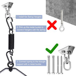 Heavy-Duty 360° Spinning BDSM Ceiling Swing with Adjustable Slings & Soft Pads