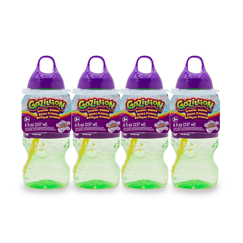 8 Ounce Bubble Solution 4 Pack Great Bubbles For Kids, Great For Kids Parti