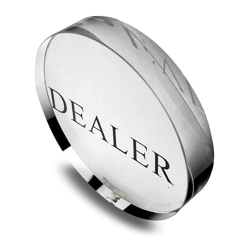 Yuanhe Transparent Poker Dealer Button Poker Game Dealer Crystal Casino Dea