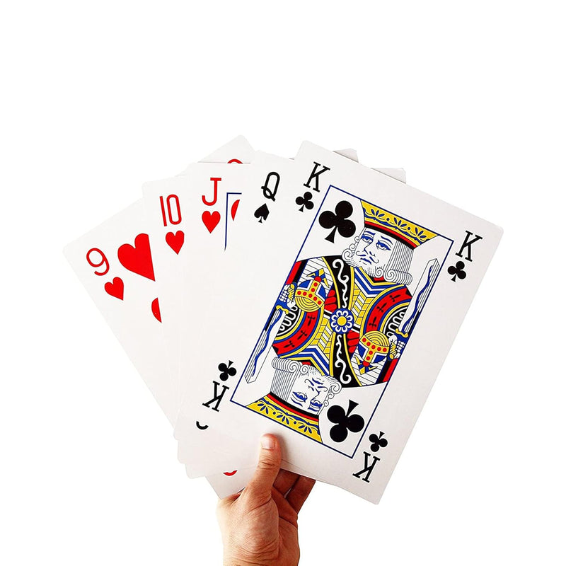 Jumbo Playing Cards, Super Big Giant Game Theme Full Deck Huge Poker Oversi