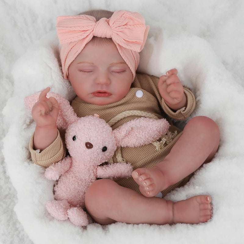 Realistic Newborn Baby Dolls 20 Inch Sleeping Soft Reborn Doll, Handcrafted
