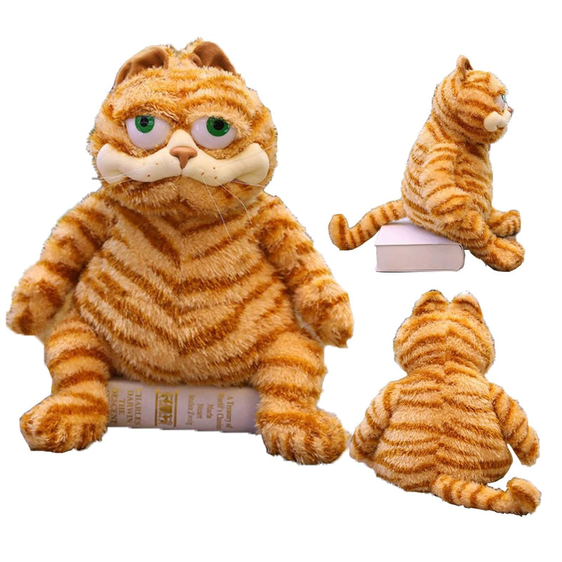11.8 Inch Ugly Cat Plush Cute Cat Plush Toy Deeply Loved By Kid Yellow Fat Cat