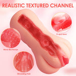 Male Masturbator Sex Toy For Men – Men Sex Toy 3D Realistic Textured Butt Stroker With Heating Rod And Vibrating Bullet For Adult Pleasure