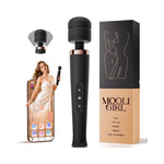 Vibrator Wand, Adult Sex Toy App Control With 4 Speeds & 5 Vibration Patterns, Women Sex Toys Powerful & Quiet, Cordless Wand Massager Waterproof For Female Couple Full-Body Stimulation