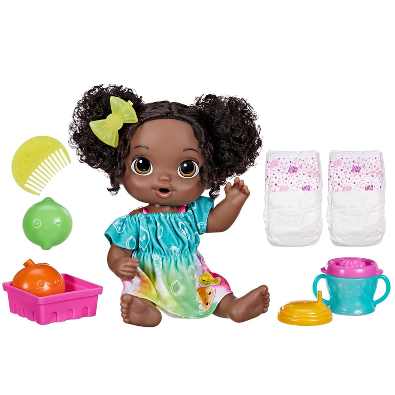 Baby Alive Fruity Sips Doll, Lime, Toys for 3 Year Old Girls, 12-inch Baby