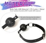 BDSM Bondage Restraint Set with Breathable Ball Gag, Nipple Clamps & Anal Plug
