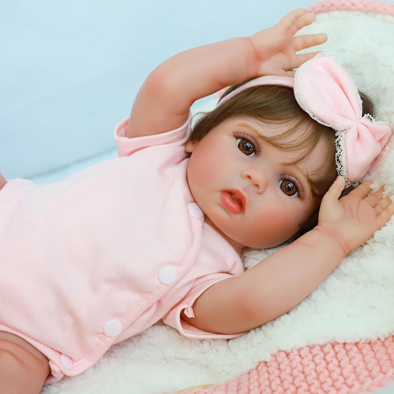Lifelike Reborn Baby Dolls 18 Inch Anatomi