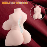 Sex Doll with Fuckable Tits 4-Channel Realistic Torso for Men (8.5 lbs)