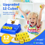 Letter Matching Game for Kids Ages 3-8 with Word Building Cards