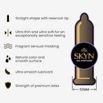 Elite – 36 Count – Ultra-Thin, Lubricated Latex-Free Condoms & Excitation – 12 Count – Lubricated Latex-Free Condoms