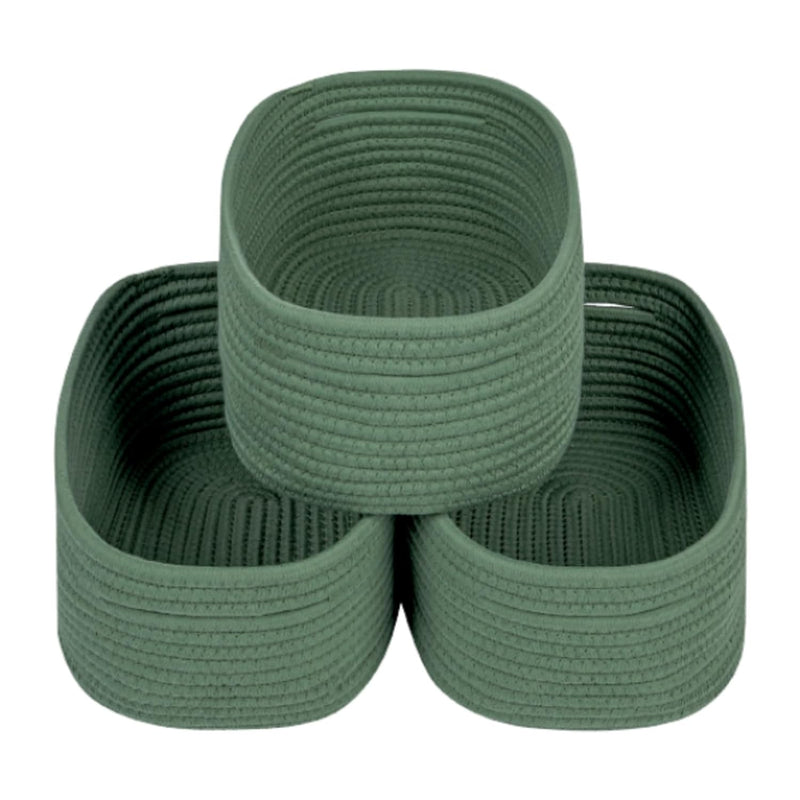 Woven Basket For Organizing/Storage,Cube Shelf Closet Storage Baskets Bins,Long-