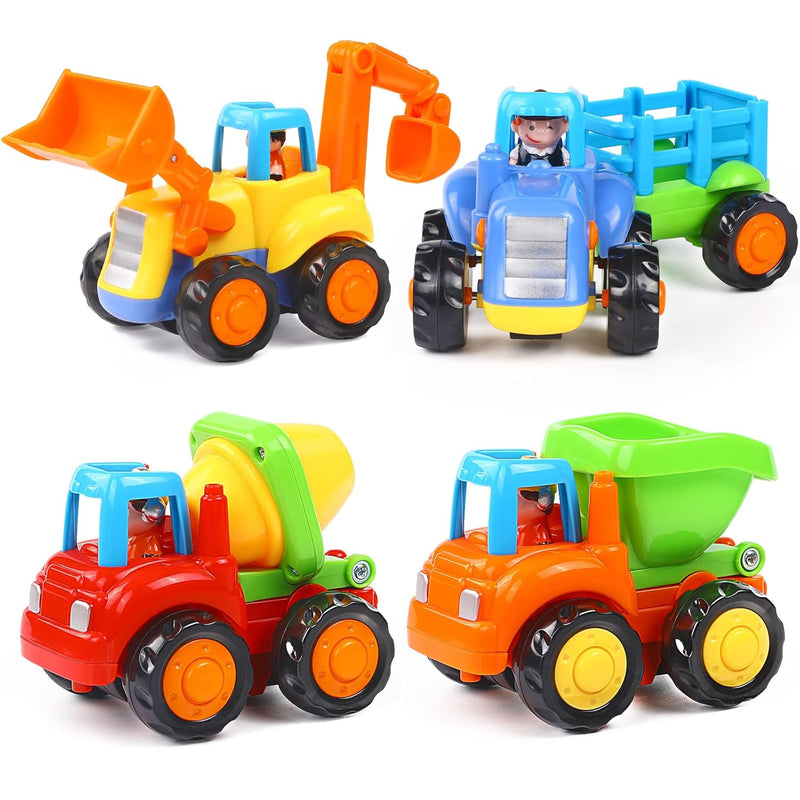 Inertia Toy Early Educational Toddler Baby Toy Friction Powered Cars Push A