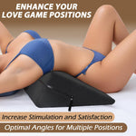 Sex Pillow Men Women Adult Sex Toys & Games Intimate Positioning Pillow In Bed, Seat, Sofa, Chair, Sexy Things Couples Sexual Wellness, Position Cushion Furniture For Bedroom Stuff, Black