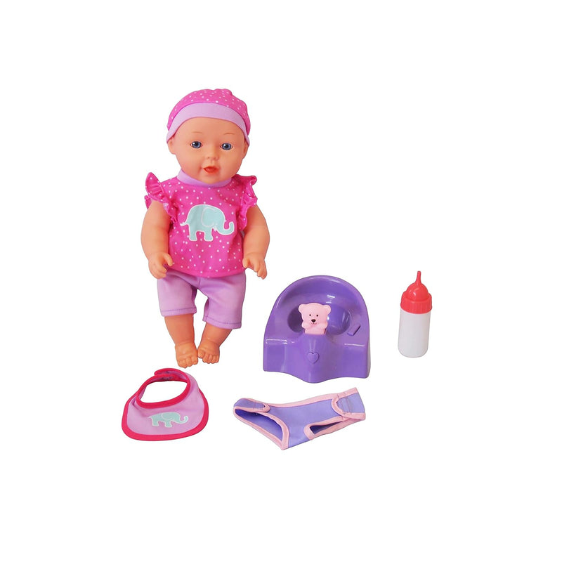 Dream Collection 12" Baby Doll with Musical Potty in Pink