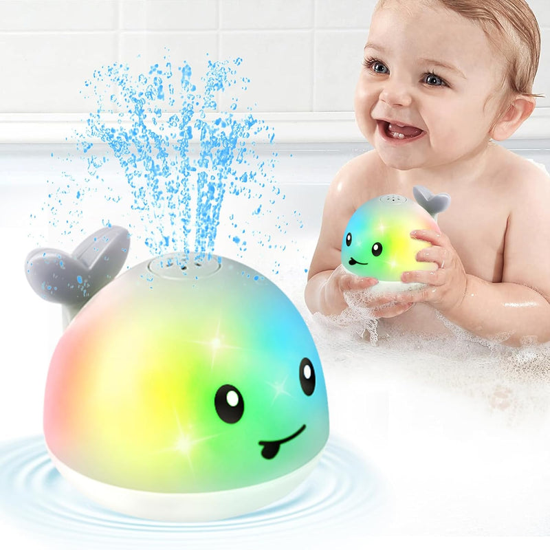 2024 Upgraded Whale Bath Toys For Babies, Light Up Bath Toys For Toddlers,