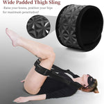 BDSM Bondage Leg Straps, Adjustable Neck to Ankle/Thigh Restraints Set