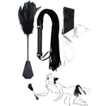 Bdsm Flogger For Spanking Blindfold Eye Mask 59" And Sex Tickler, Adult Whip Bdsm Tickler Blindfold For Adult Couples, Fetish Sex Toys Set
