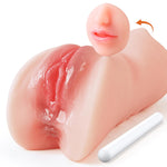 Male Masturbator 3IN1 Pocket Pussy Ultra Realistic Stroker Textured