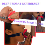 Sexy Open Mounth Gag, Silicone Red Lips Ball Gag For Sex Play, O Ring Bdsm Gag Sex Bondage Gags & Muzzles, Mouth Sex Toy Gag Sex Accessories For Adults Couples Oral