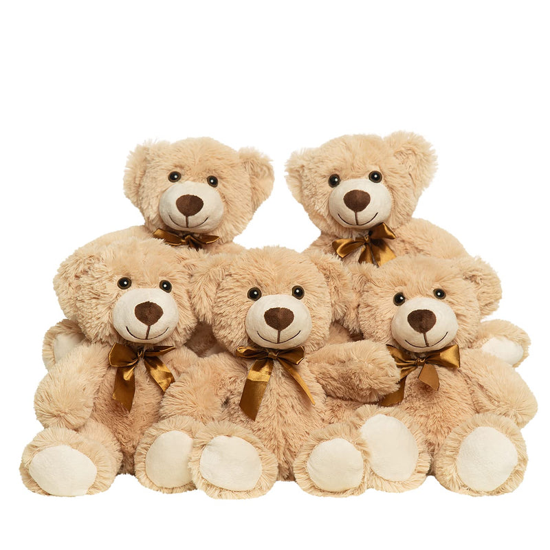 Teddy Bears Bulk 5 Packs Teddy Bear Stuffed Animals Plush Toys Gift For Kid