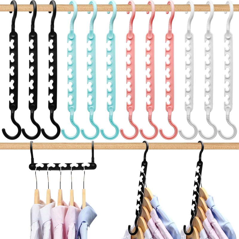 12-Pack-Closet-Organizers-And-Storage,Closet-Organizer-Hanger For Heavy Clothes,